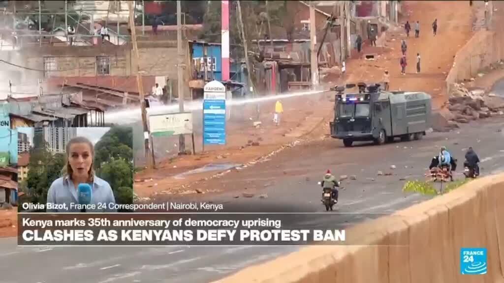 Nairobi locked down as Kenya police clash with protesters
